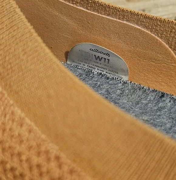 Allbirds Tree Breezer Orange Knit Ballet Flats Size 11 - Picture 5 of 5